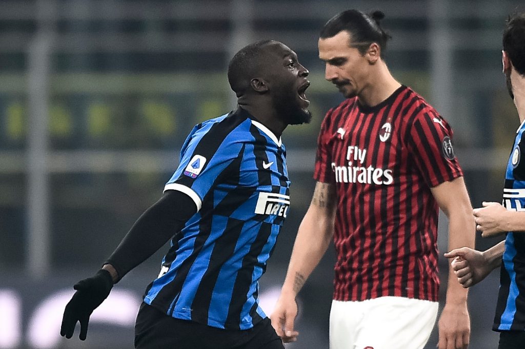 Ibrahimovic in a fight with Lukaku
