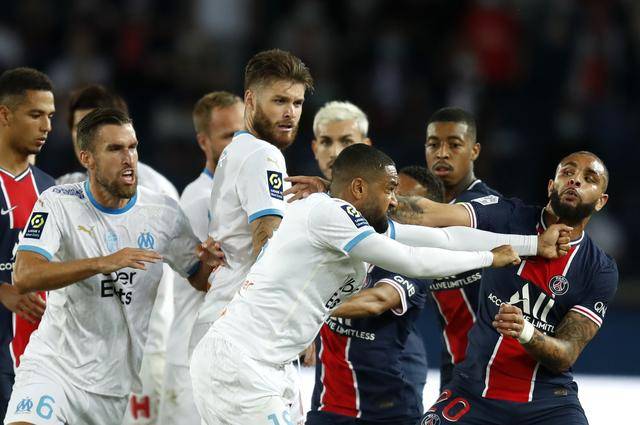 In the big game of French League, PSG won over Marseille with the score of 2-0.